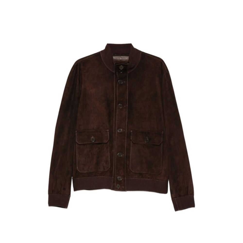 Santoro Brown Jackets - Leather Jackets Men